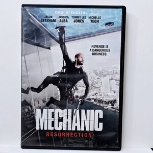 Mechanic Resurrection DVD Digital HD Ultraviolet Jason Statham Jessica Alba